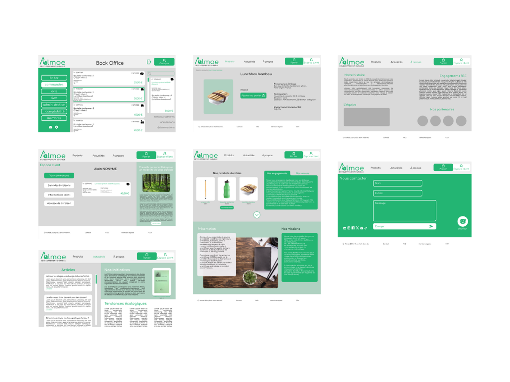 Refonte du site d'Almoe - Organisation engagée pour l'environnement