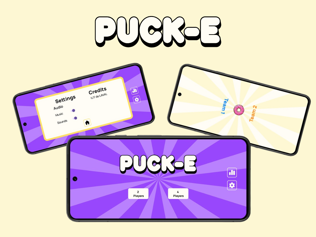 PUCK-E - Jeu mobile de air hockey